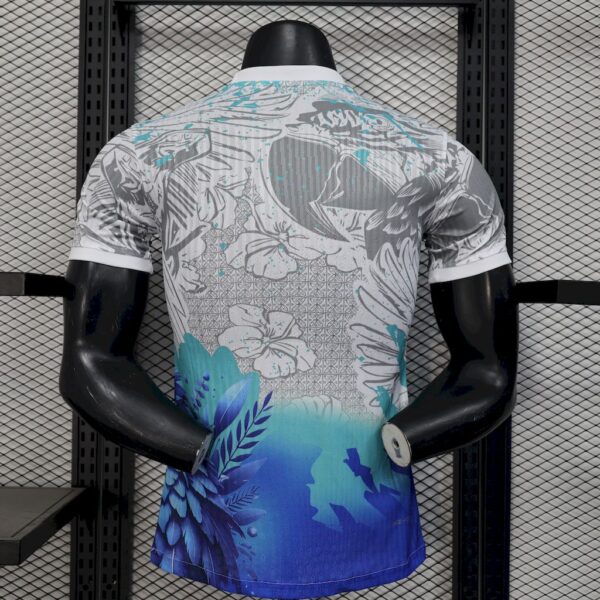 Men's Brazil 2025/26 White Parrot Edition Jersey Player Version - Image 2