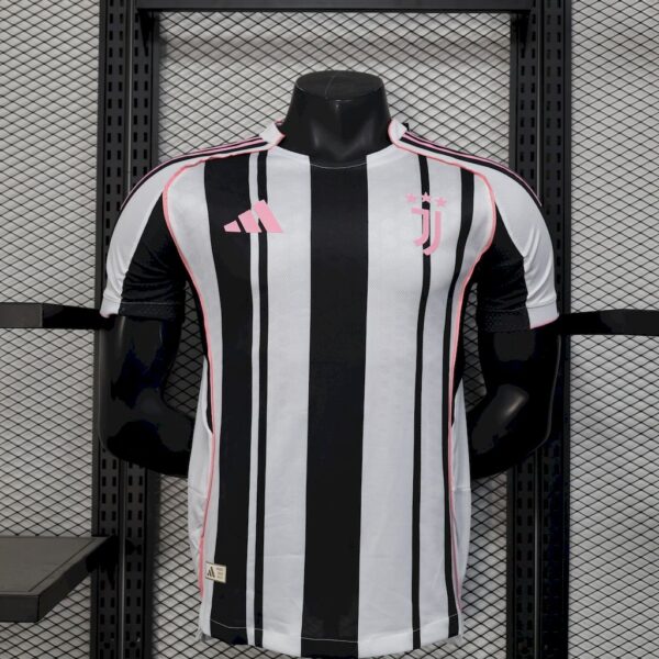 Men's Juventus 2025/26 Home Leaked version Jersey Player Version
