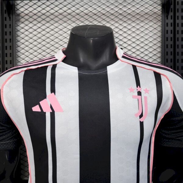 Men's Juventus 2025/26 Home Leaked version Jersey Player Version - Image 4