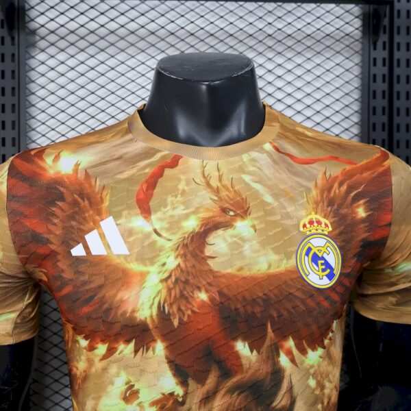 Men's Real Madrid 2025/26 Nezha Phoenix Version Jersey Player Version - Image 5