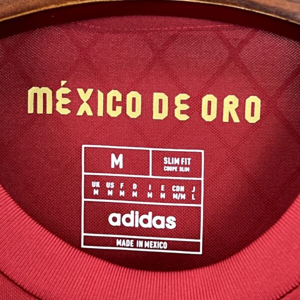 Men's Mexico 2025/26 Gold- Red Jersey - Image 6