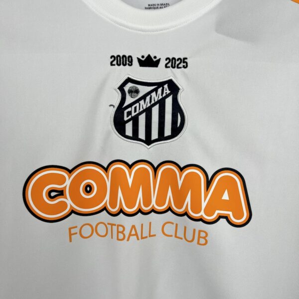 Retro Santos 2008 White special edition Jersey - Image 6