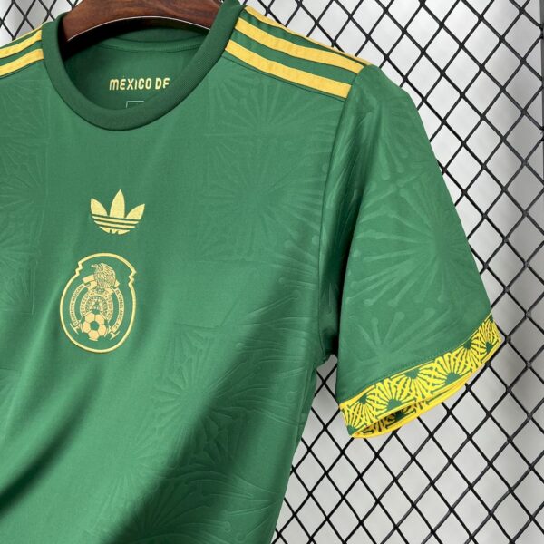 Men's Mexico 2025/26 Gold- Green Jersey - Image 3