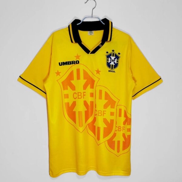 Retro Brazil 1994 World Cup Home Jersey