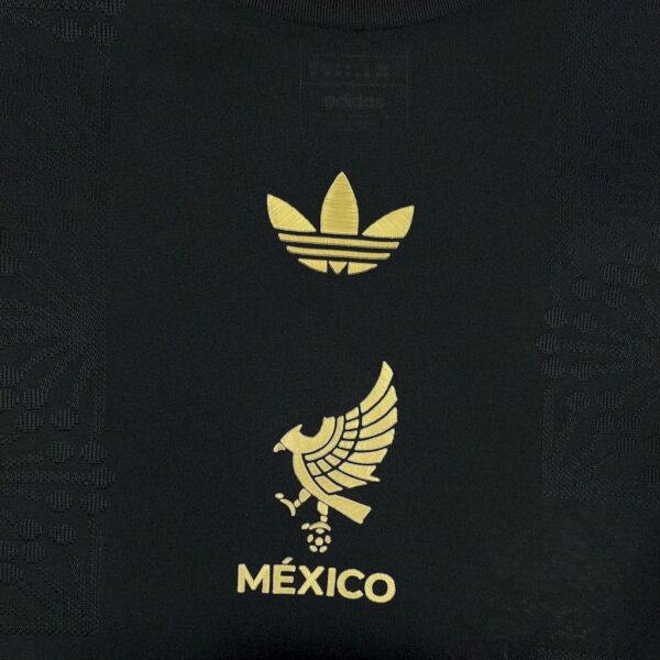 Men's Mexico 2025/26 Gold- Black Jersey - Image 7