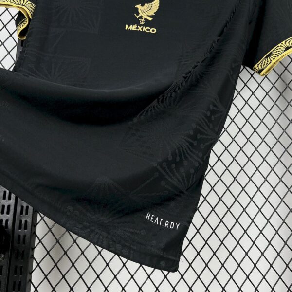 Men's Mexico 2025/26 Gold- Black Jersey - Image 6