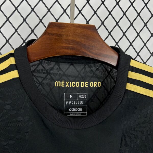 Men's Mexico 2025/26 Gold- Black Jersey - Image 4