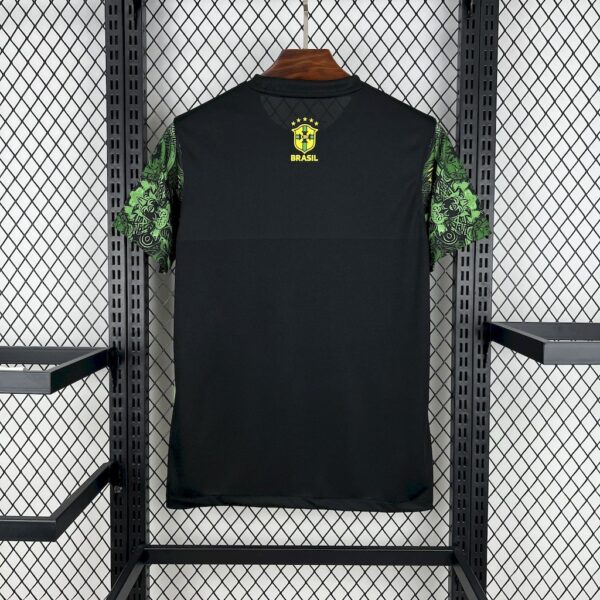 Men's Brazil 2024/25 Special Edition Green Jersey - Image 2