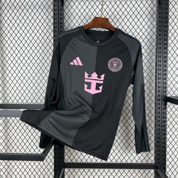 Men's Inter Miami 2025/26 Away Long Sleeves Jersey