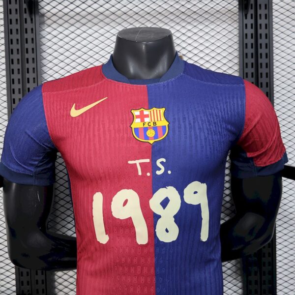 Men's Barcelona 2024/25 Home Jersey Player Version - Image 3