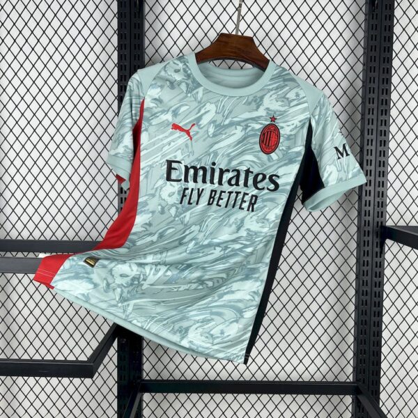 Men's AC Milan 2025/26 Goalkeeper Green Jersey