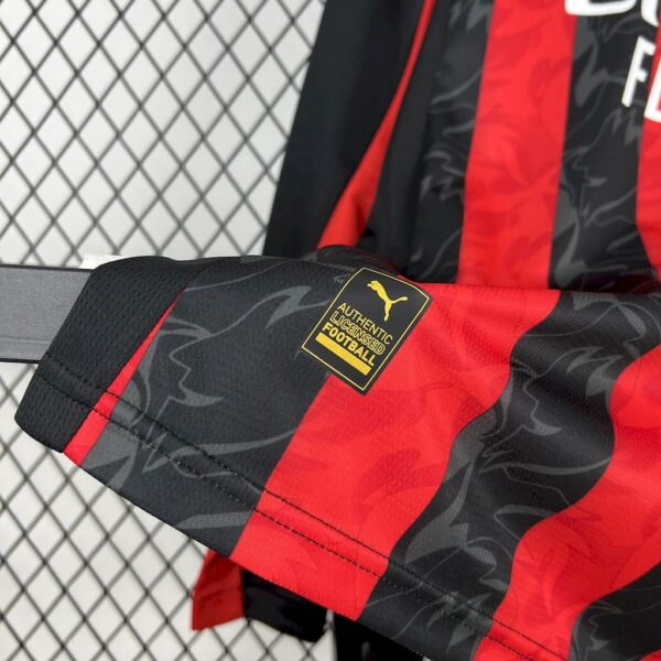 Men's AC Milan 2025/26 Home Long Sleeves Jersey - Image 5