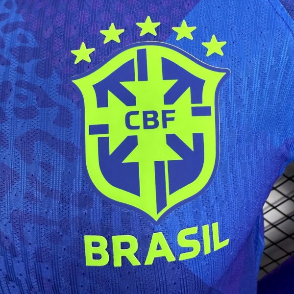 Men's Brazil 2025/26 Away Long Sleeves Jersey Player Version - Image 8