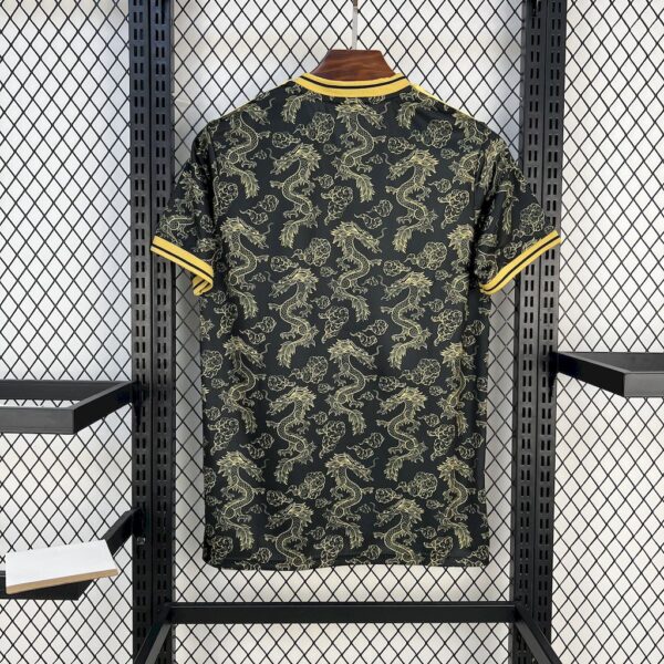 Men's Real Madrid 2025/26 Black Golden Dragon Edition Jersey - Image 2