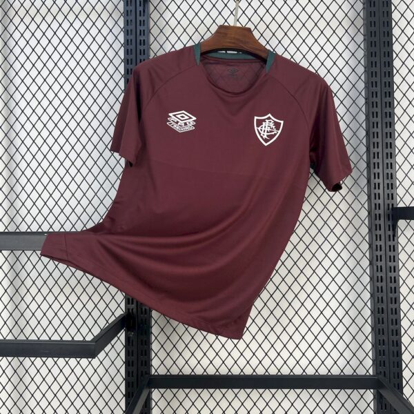 Men's Fluminense 2025/26 Maroon pre-race training Jersey