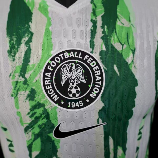 Men's Nigeria 25/26 White and Green Special Edition Jersey Player Version - Image 5