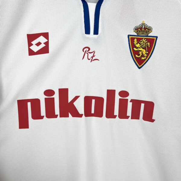 Retro Real Zaragoza 2004 Home Jersey - Image 4