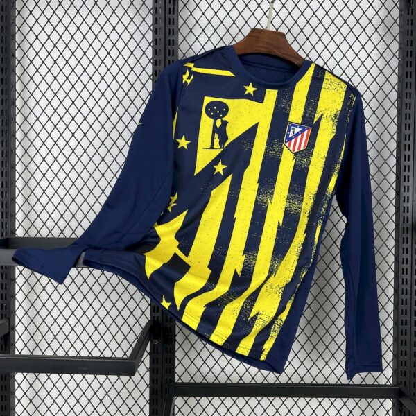 Men's Atletico Madrid 2025/26 Pre-match training Long Sleeves Jersey