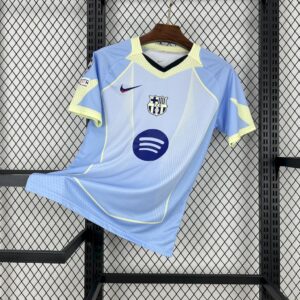 Men's Barcelona 2025/26 blue special edition Jersey (With Champions League)