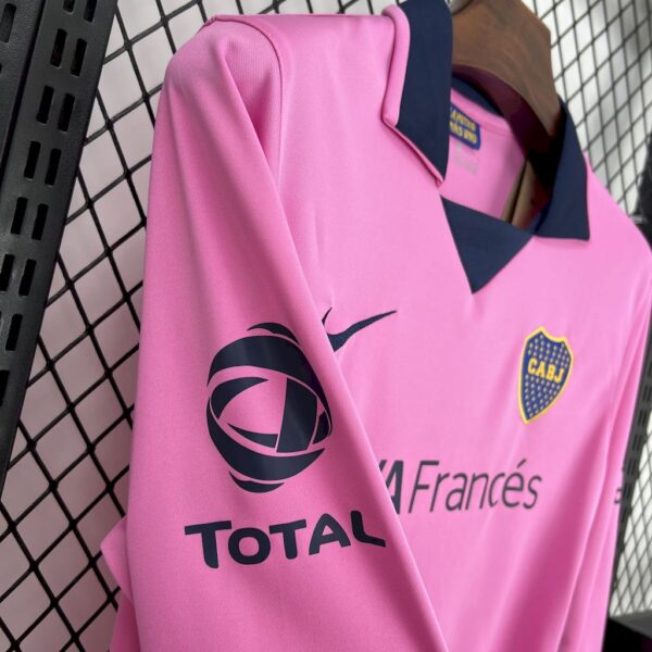 Retro Boca Juniors 2013/14 Away Long Sleeves Jersey - Image 4