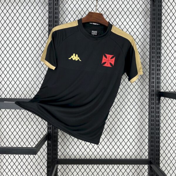 Men's Vasco da gama 2025/26  Supporter Black Gold Jersey
