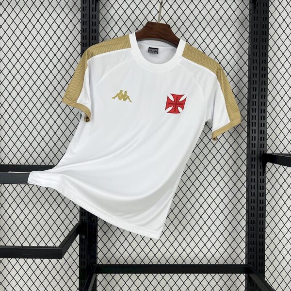 Men's Vasco da gama 2025/26  Supporter White Gold Jersey