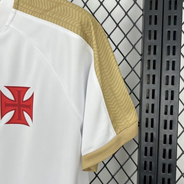 Men's Vasco da gama 2025/26  Supporter White Gold Jersey - Image 3