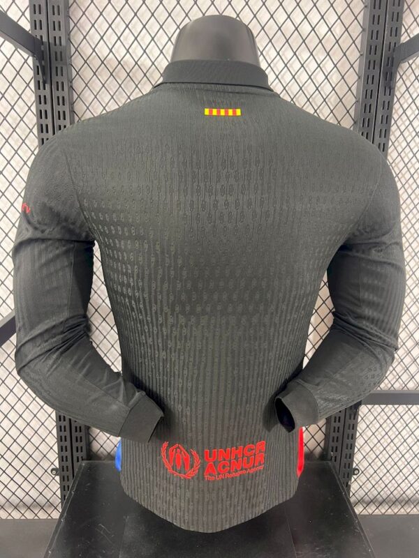 Men's Barcelona 2024/25 Travis Scott Edition Away Long Sleeves Jersey Player Version - Image 2