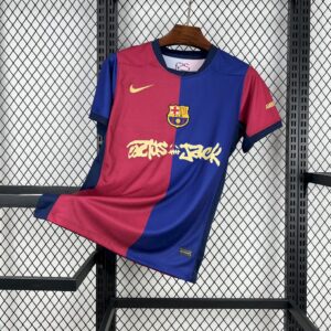 Men's Barcelona 2024/25 Travis Scott Edition Home Jersey