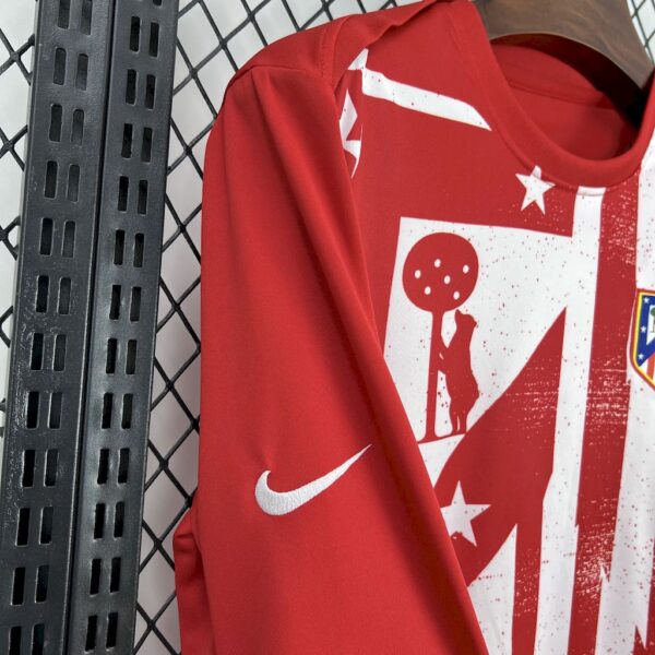 Men's Atletico Madrid 2025/26 Pre-Match training Long Sleeves Jersey - Image 3