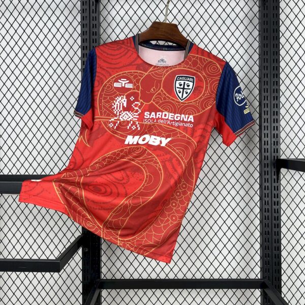 Men's Cagliari Calcio 2024/25 Year of the Snake Limited Edition Jersey