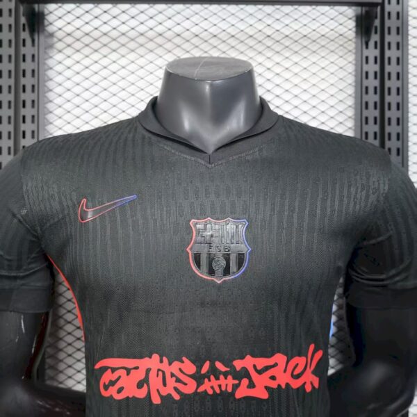 Men's Barcelona 2024/25 Travis Scott Edition Away Jersey Player Version - Image 8
