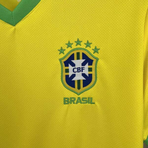 Men's Brazil 2025/26 Jordan Yellow Special Edition Jersey - Image 5