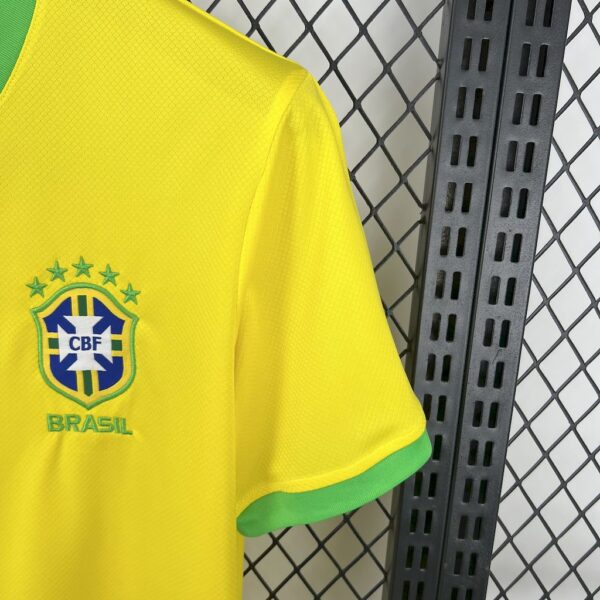 Men's Brazil 2025/26 Jordan Yellow Special Edition Jersey - Image 3