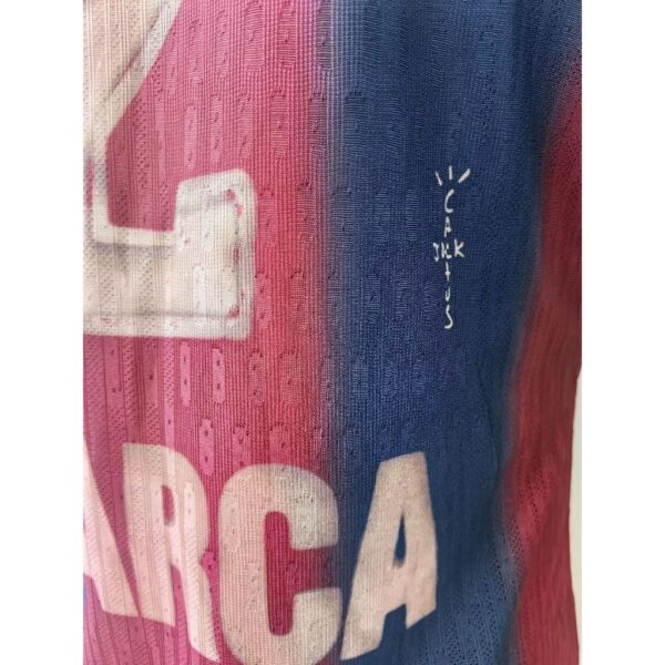 Men's Barcelona 2000/01 Home Retro Skeleton Jersey Player Version - Image 7