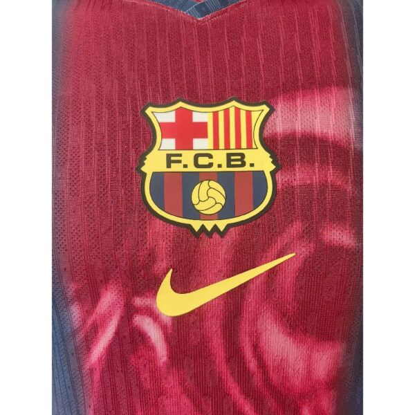 Men's Barcelona 2000/01 Home Retro Skeleton Jersey Player Version - Image 6