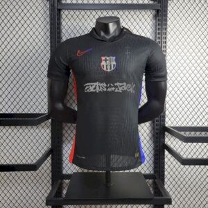 Men's Barcelona 2024/25 Travis Scott Edition Away Jersey Player Version