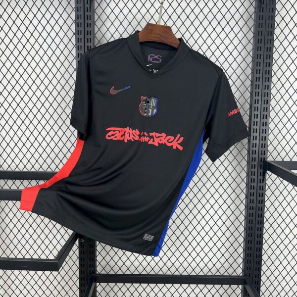 Men's Barcelona 2024/25 Travis Scott Edition Away Jersey