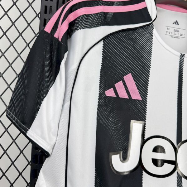 Men's Juventus 2025/26 Home With New Sponsors Jersey - Image 8