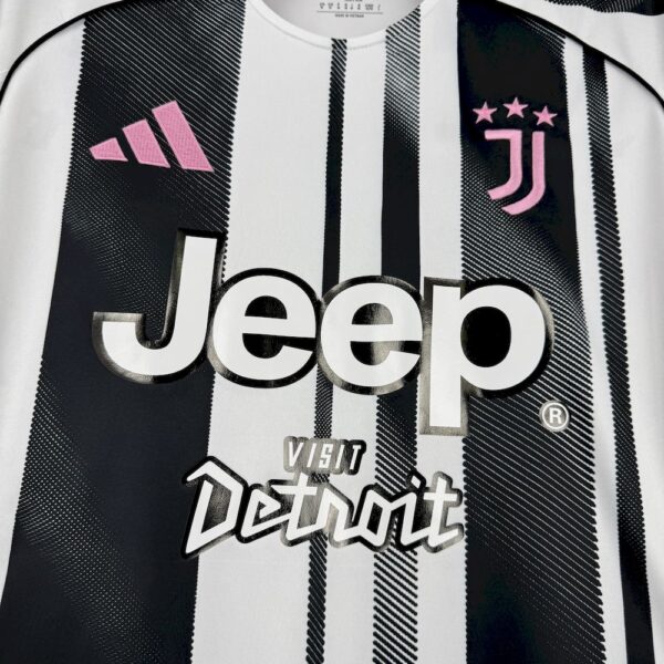 Men's Juventus 2025/26 Home With New Sponsors Jersey - Image 4