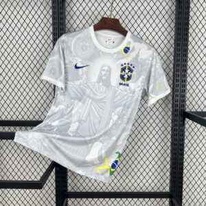 Men's Brazil 2024/25 Special Edition White Jersey