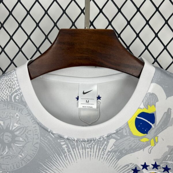 Men's Brazil 2024/25 Special Edition White Jersey - Image 7