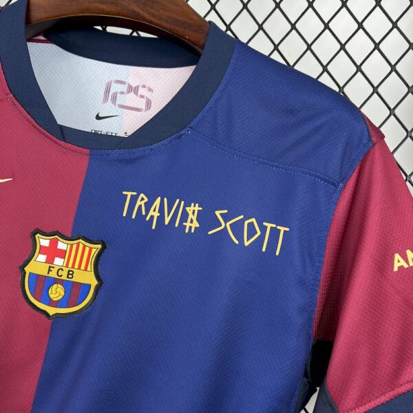 Men's Barcelona 2024/25 Home Travis Scott Special Jersey - Image 3