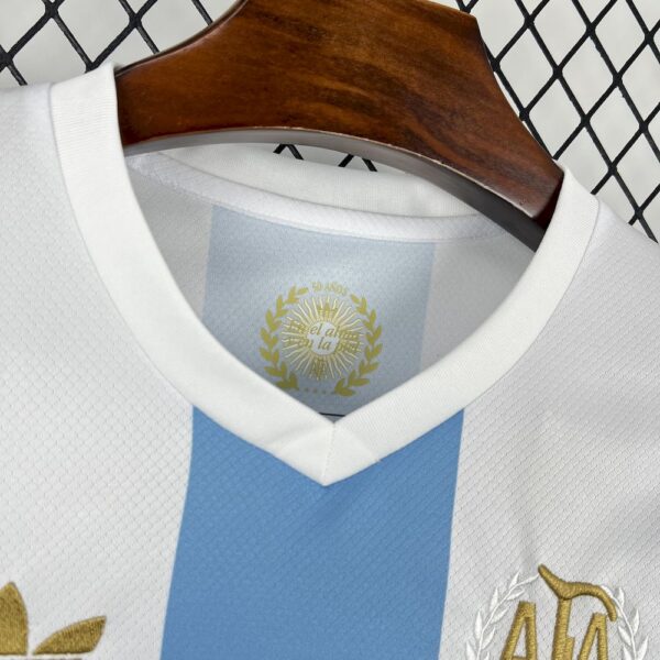 Men's Argentina 2024/25 Adidas 50th Anniversary Messi Jersey - Image 7