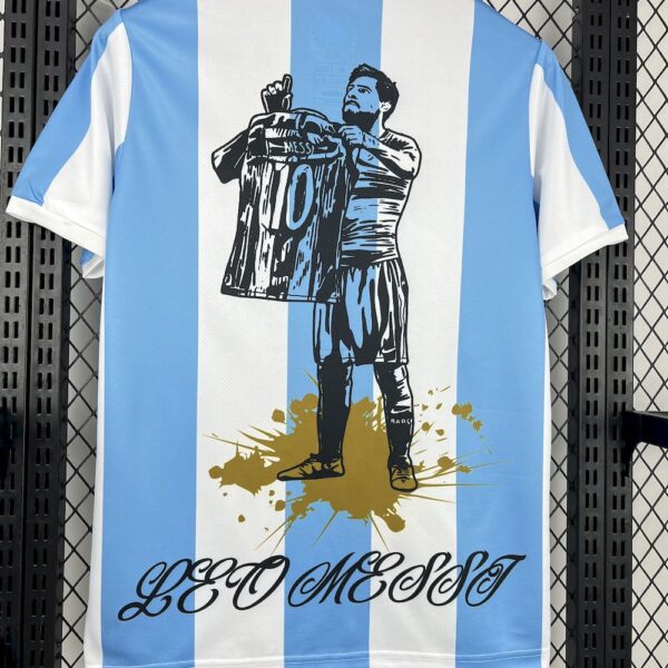 Men's Argentina 2024/25 Adidas 50th Anniversary Messi Jersey - Image 3