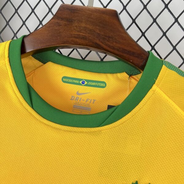 Retro Brazil 2010 Home Jersey - Image 9