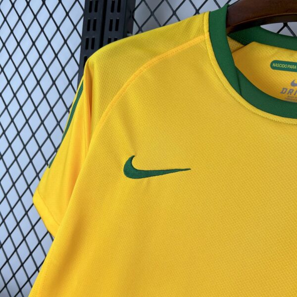 Retro Brazil 2010 Home Jersey - Image 7