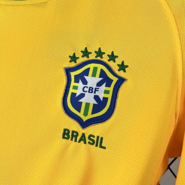 Retro Brazil 2010 Home Jersey - Image 6