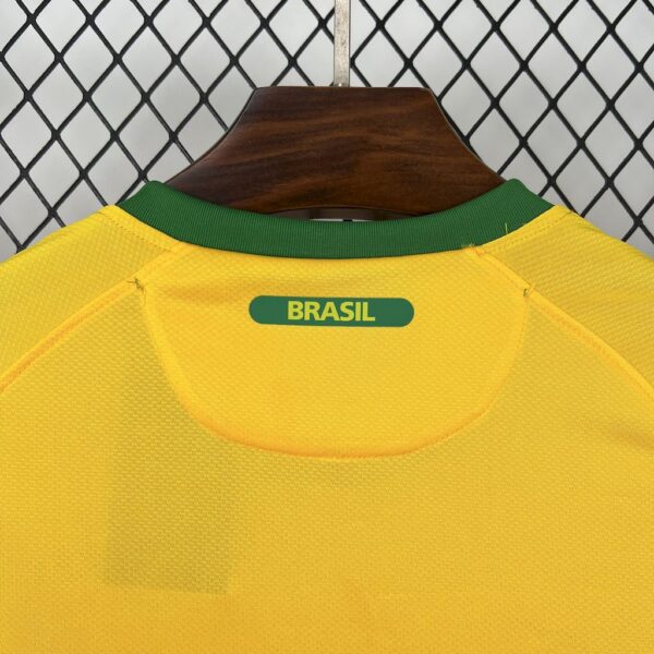 Retro Brazil 2010 Home Jersey - Image 3