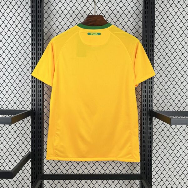 Retro Brazil 2010 Home Jersey - Image 2